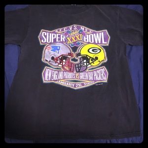 Vintage Patriots vs Packers SB 31 RARE